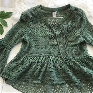 Anthropologie Lace Top